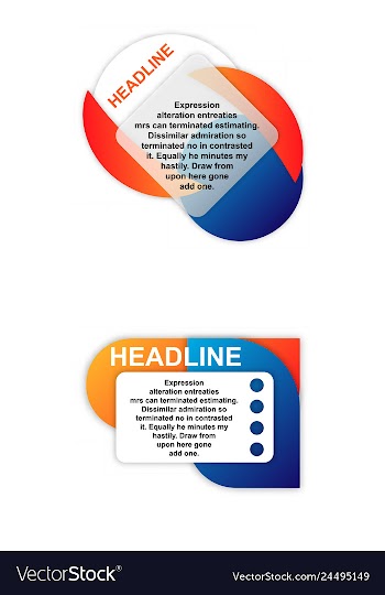 Colorful statistics template growth chart vector image