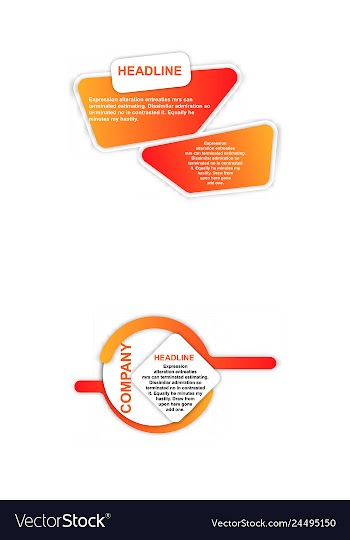 Colorful statistics template growth chart vector image