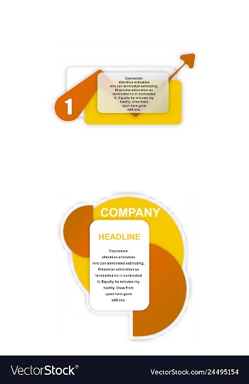 Colorful statistics template growth chart vector image