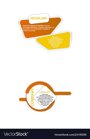 Colorful statistics template growth chart vector image