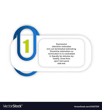 Colorful statistics template growth chart vector image