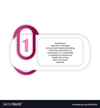Colorful statistics template growth chart vector image