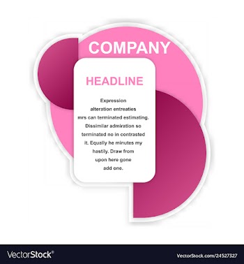 Colorful statistics template growth chart vector image
