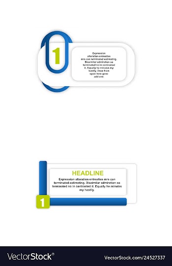Colorful statistics template growth chart vector image