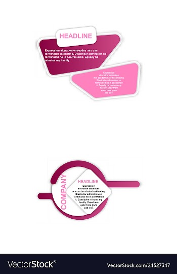 Colorful statistics template growth chart vector image