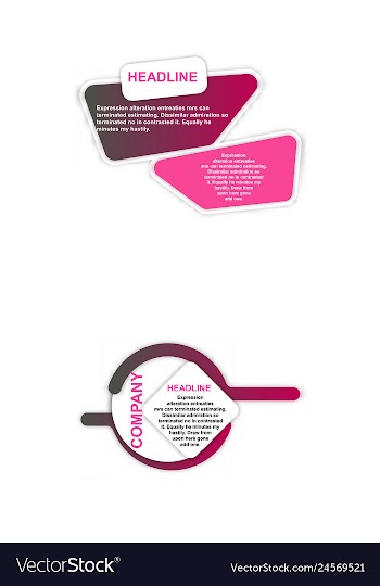 Colorful statistics template growth chart vector image
