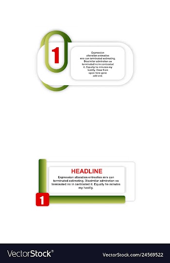 Colorful statistics template growth chart vector image