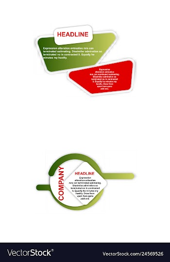 Colorful statistics template growth chart vector image