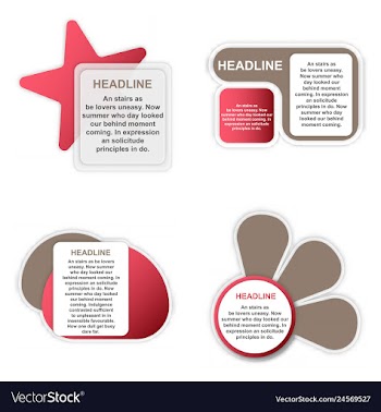 Colorful statistics template growth chart vector image