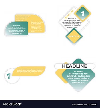Colorful statistics template growth chart vector image