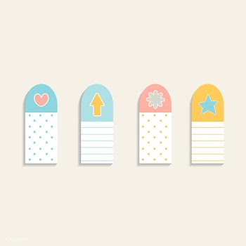 Colorful sticky note set | Free stock vector - 553764