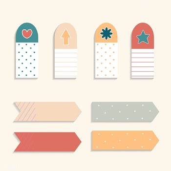 Colorful sticky note set | Free stock vector - 553786