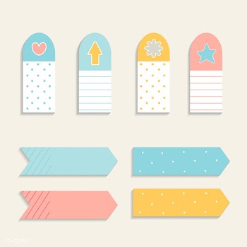 Colorful sticky note set | Free stock vector - 553788