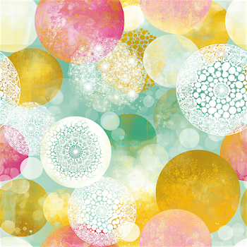 Colorful Temari Silk Pattern