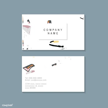 Colorful Terrazzo pattern business card vecto.. | Free stock vector - 544621