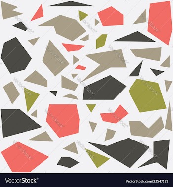 Colorful terrazzo pattern vector image