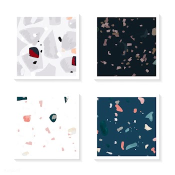 Colorful Terrazzo seamless pattern cards vect.. | Free stock vector - 544594