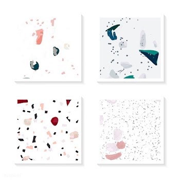 Colorful Terrazzo seamless pattern cards vect.. | Free stock vector - 544624