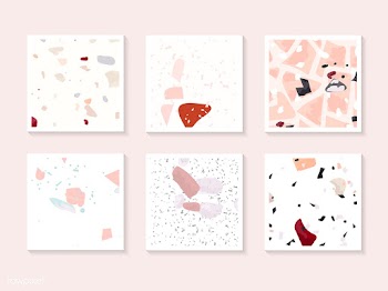 Colorful Terrazzo seamless pattern cards vect.. | Free stock vector - 544654