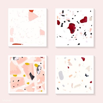 Colorful Terrazzo seamless pattern cards vect.. | Free stock vector - 544689