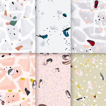 Colorful Terrazzo seamless pattern posters ve.. | Free stock vector - 544639