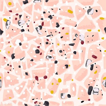 Colorful Terrazzo seamless pattern vector | Free stock vector - 544674
