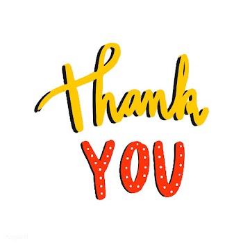 Colorful thank you typography vector | Free stock vector - 472391