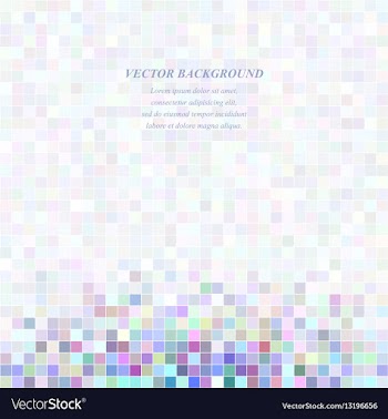 Colorful tiled square mosaic background template vector image