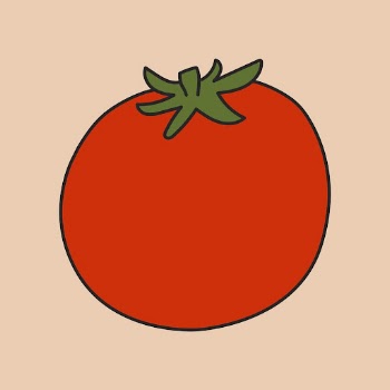 Colorful tomato sticker, vegetable creative | Free PSD Illustration - rawpixel