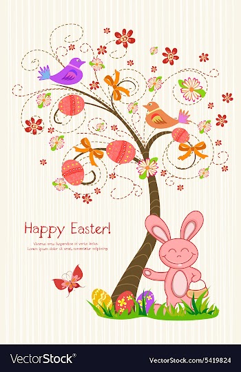 Colorful tree vector image