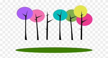 Colorful Trees - Colorful Tree Clipart