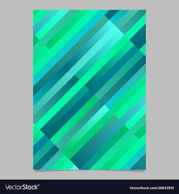 Colorful trendy abstract geometrical stripe flyer vector image