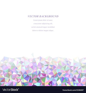 Colorful triangle mosaic background vector image