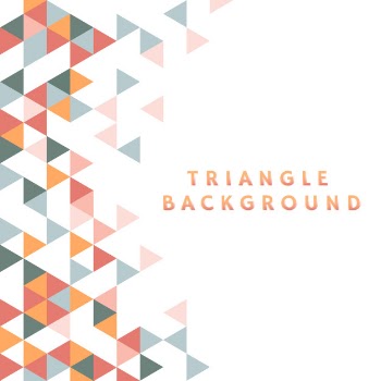 Colorful triangle pattern illustration