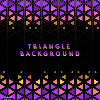 Colorful triangle pattern illustration | Free stock vector - 563437