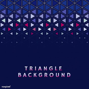 Colorful triangle pattern illustration | Free stock vector - 563443