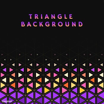 Colorful triangle pattern illustration | Free stock vector - 563444