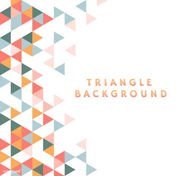 Colorful triangle pattern illustration | Free stock vector - 563449
