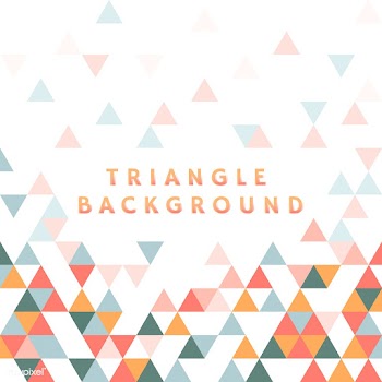 Colorful triangle pattern illustration | Free stock vector - 563451