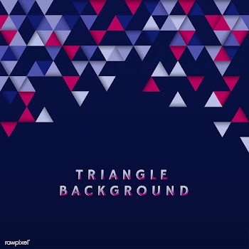 Colorful triangle pattern illustration | Free stock vector - 563452