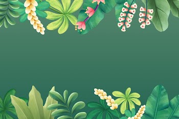 Colorful tropical border background, green | Free Photo Illustration - rawpixel