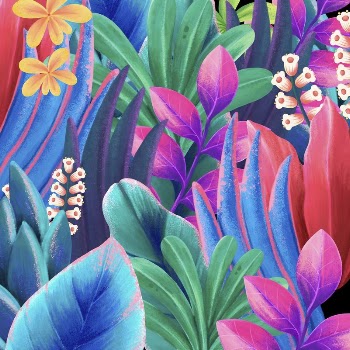 Colorful tropical leaves background, botanical | Free Photo Illustration - rawpixel