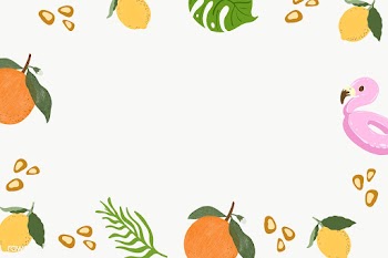 Colorful tropical summer frame design element  | Free  transparent png - 2360946