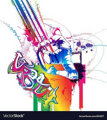 Colorful urban background vector image