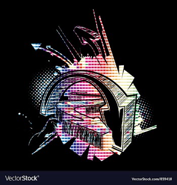Colorful urban background vector image