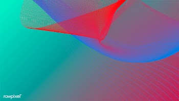 Colorful vibrant 3d wave graphic | Free stock vector - 463685