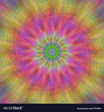 Colorful vibrant metallic abstract design vector image