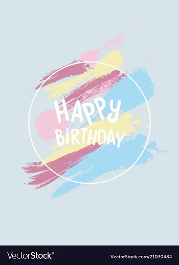 Colorful watercolor brush strokes vector image