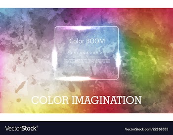 Colorful watercolor hand drawn paper texture torn vector image