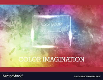 Colorful watercolor hand drawn paper texture torn vector image